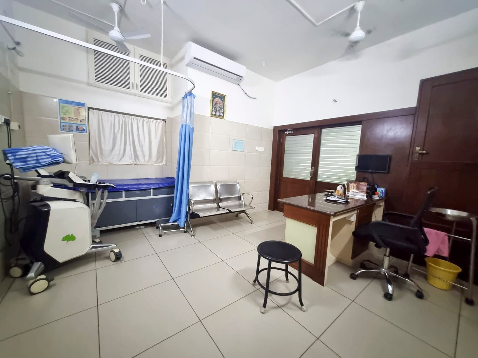 Consultation room —” alternate view, Dhanya Hospitals, Rajapalayam