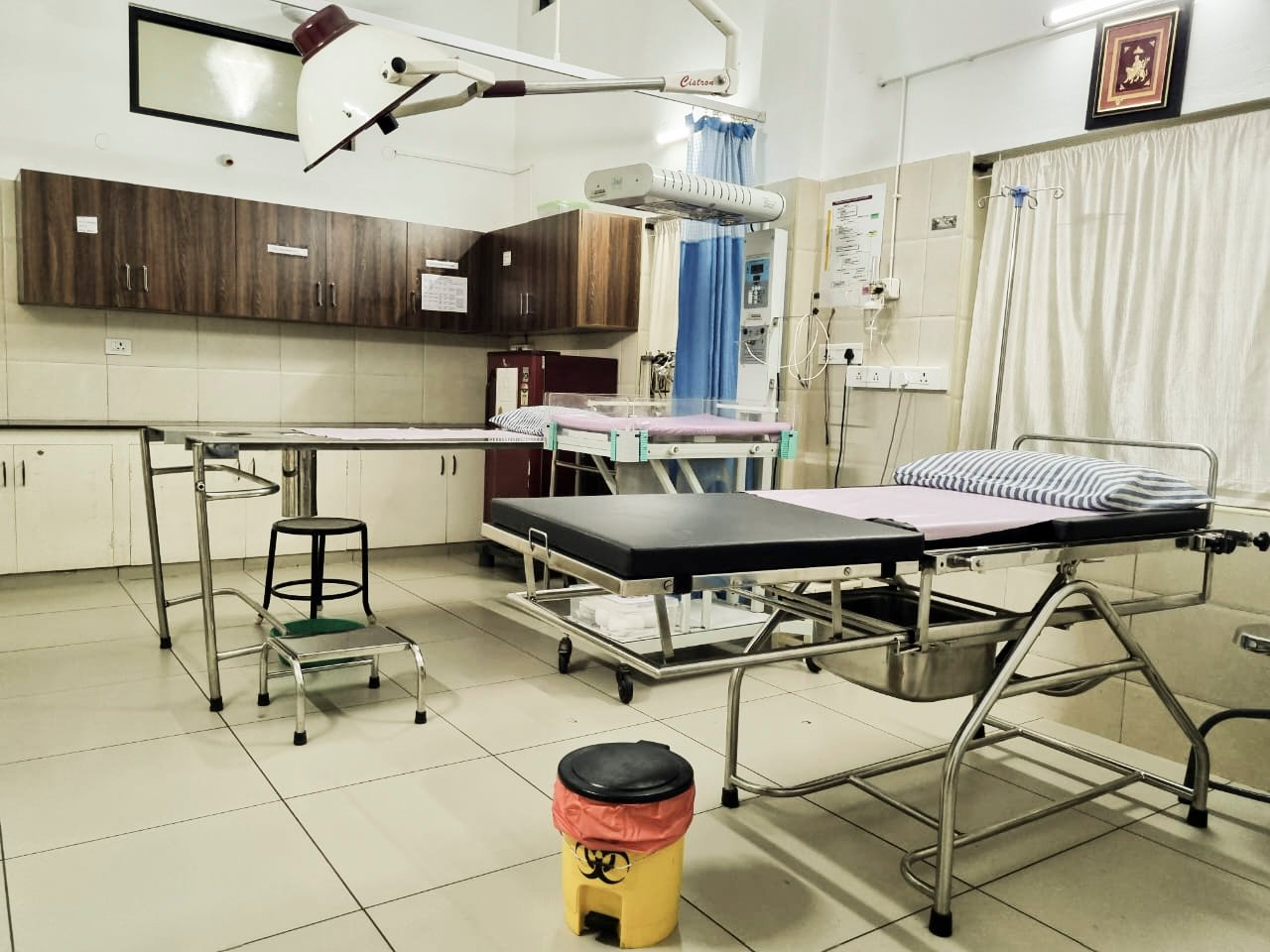 Labour room at Dhanya Hospitals